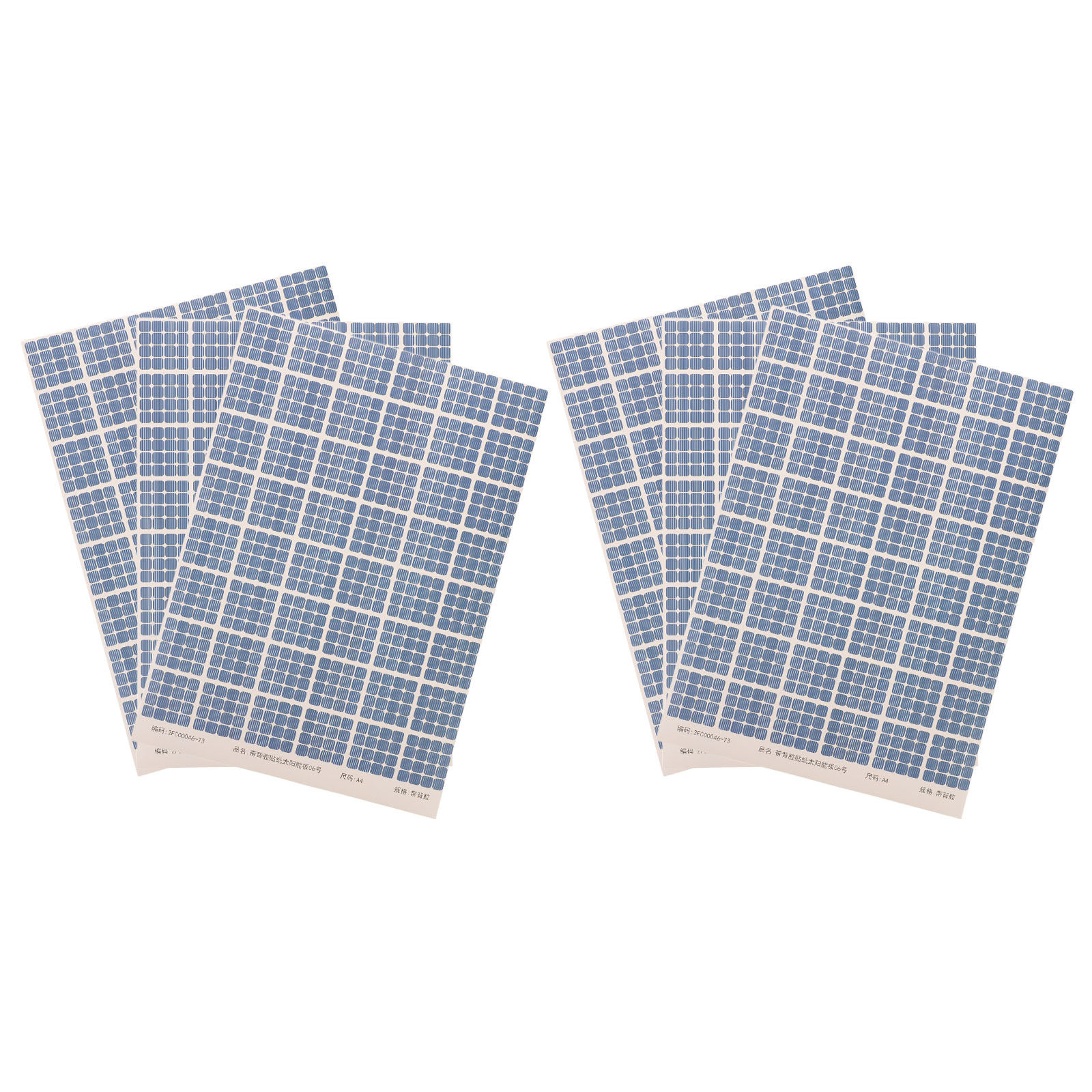 Renewable Energy Us - สติกเกอร์แผงโซลาร์เซลล์พลังงานแสงอาทิตย์ 6 แผ่น สำหรับตกแต่งสถาปัตยกรรม หลังคาบ้าน โต๊ะทราย