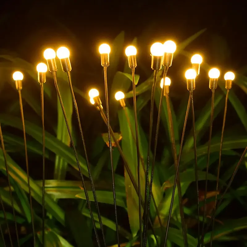 Solar Street Light Led - ไฟทางเดินโซลาร์เซลล์กลางแจ้ง กันน้ำ 6/8/10 หัว ไฟ LED