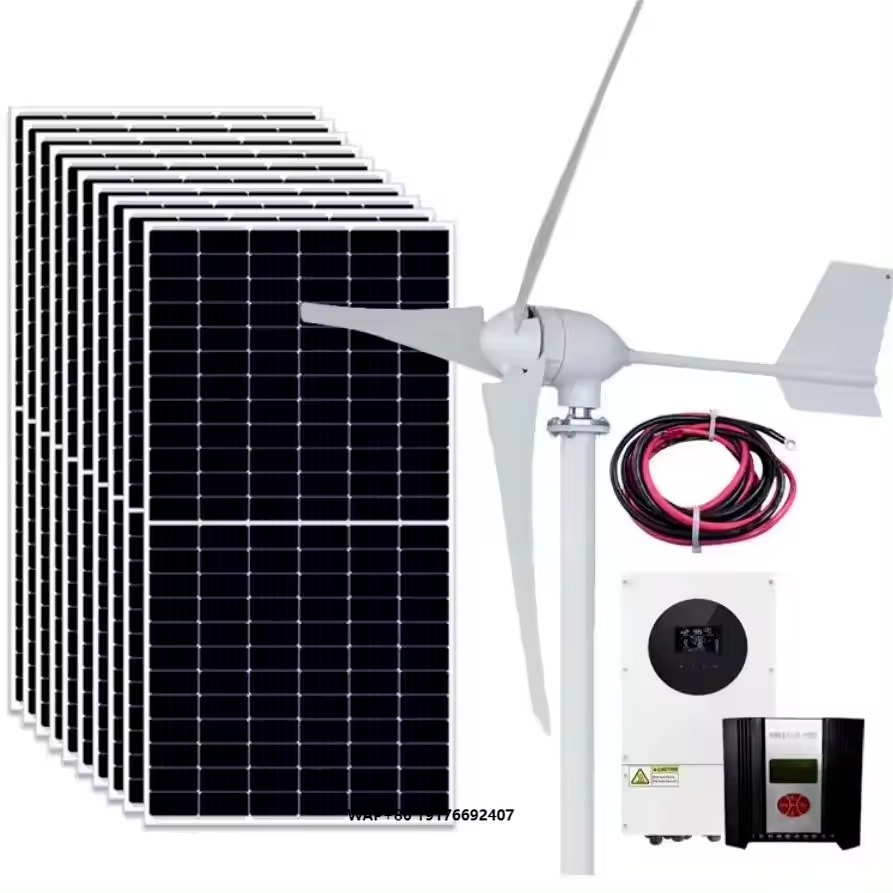 Renewable Energy Us - ระบบพลังงานลมและพลังงานแสงอาทิตย์แบบไฮบริด 1 กิโลวัตต์ 2 กิโลวัตต์ 5