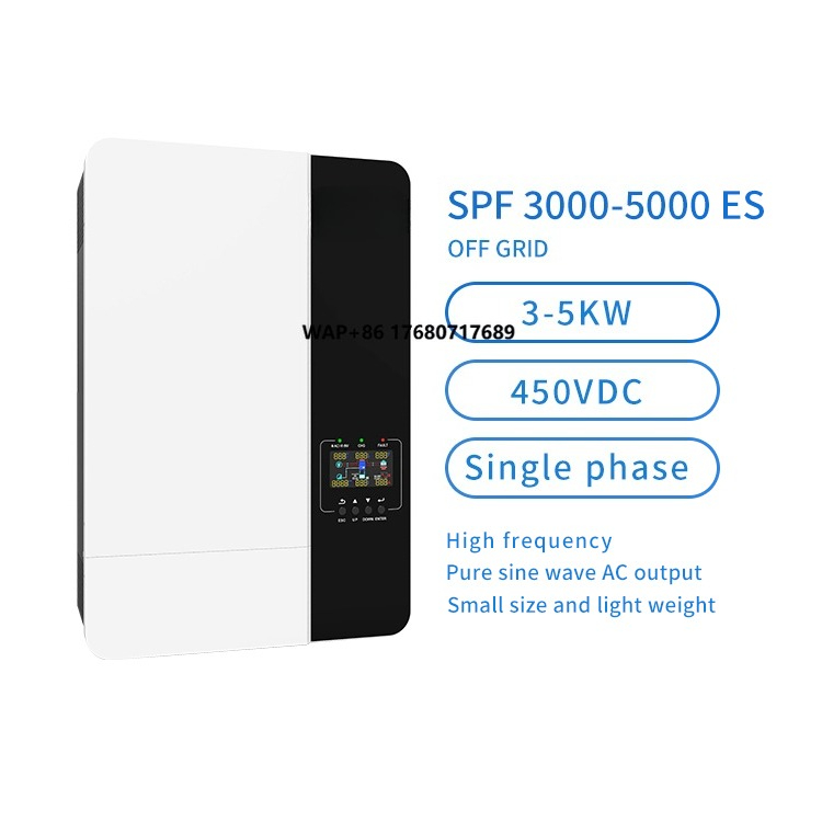 Renewable Energy Us - อินเวอร์เตอร์พลังงานแสงอาทิตย์แบบออฟกริด Growatt Spf 5000 Es 5kw