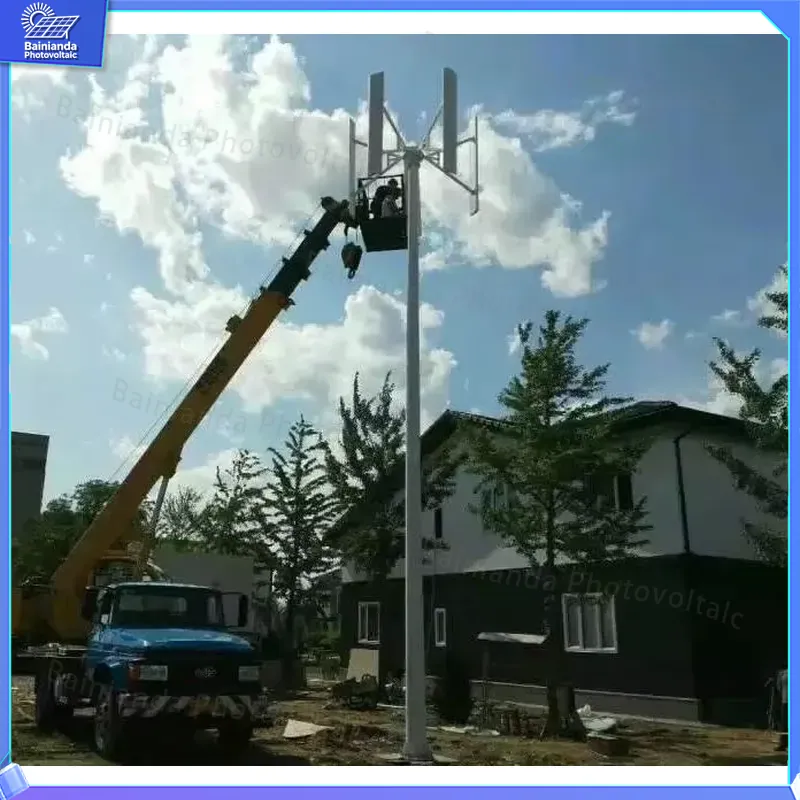 กังหันลมแกนตั้ง 500W 1kW 2kW ร - Wind Solar Hybrid Kit บทวิจารณ์และราคา