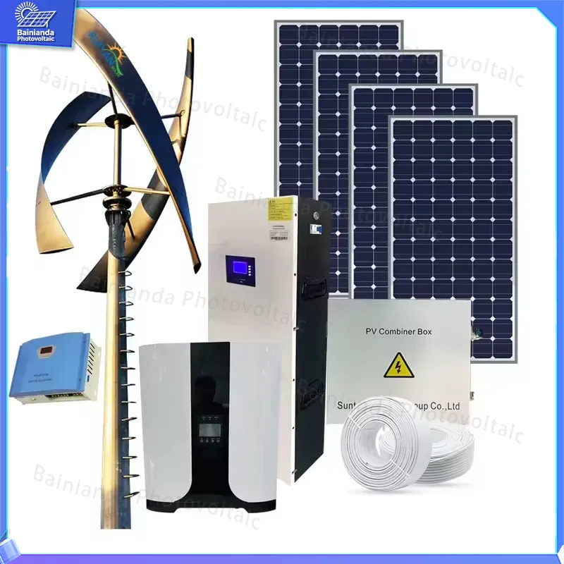 เครื่องกำเนิดไฟฟ้าพลังงานแสงอา - Wind Solar Hybrid Kit บทวิจารณ์และราคา