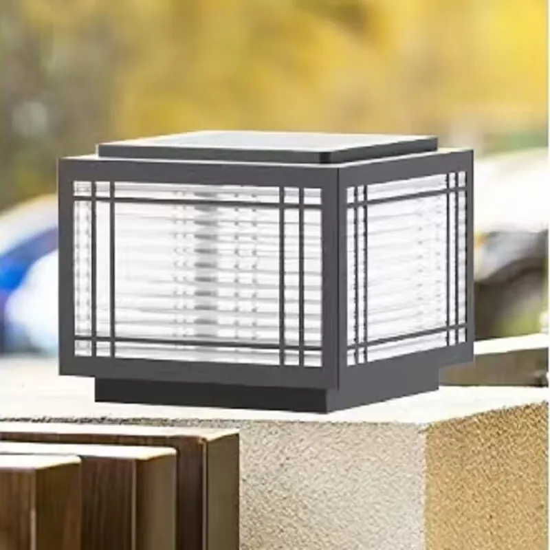โคมไฟประตูกลางแจ้งสีขาวสว่าง โ - Solar Street Light Led บทวิจารณ์และราคา