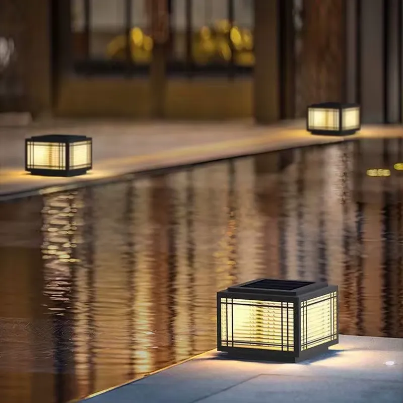 โคมไฟประตูกลางแจ้งสีขาวสว่าง โ - Solar Street Light Led บทวิจารณ์และราคา
