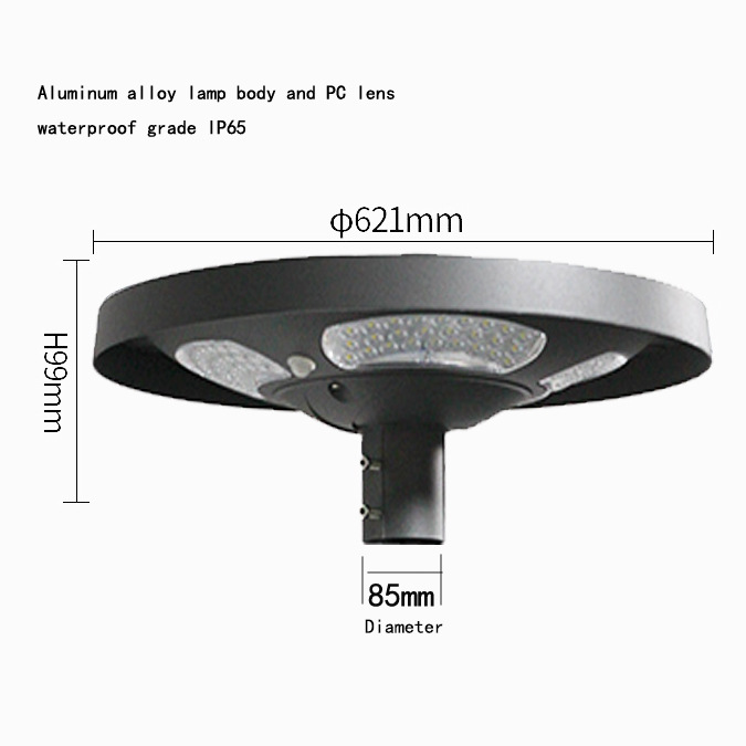 ไฟถนนโซลาร์เซลล์ LED รูปทรง UF - Solar Street Light Led บทวิจารณ์และราคา