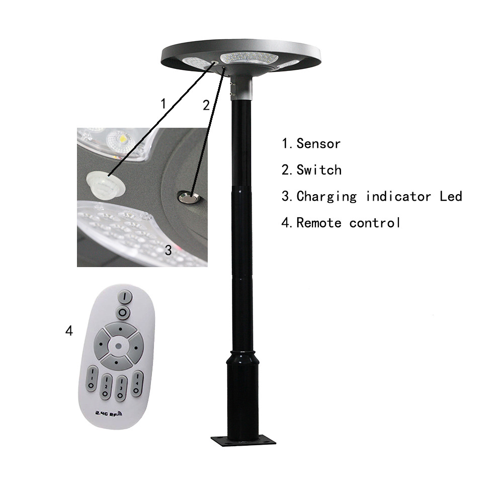 ไฟถนนโซลาร์เซลล์ LED รูปทรง UF - Solar Street Light Led บทวิจารณ์และราคา
